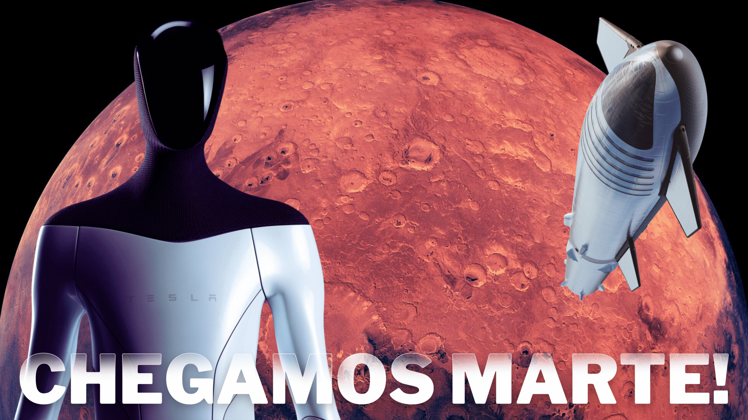 Os primeiros moradores de Marte não serão humanos — Elon Musk confirma missão do robô Optimus em 2026